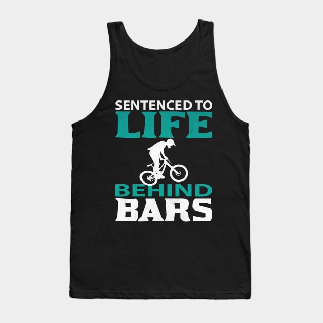 Sentenced to Life Behind Bars BMX Rider Tank Top by TheLostLatticework